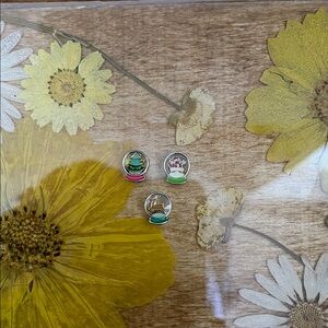 Origami owl -snow globe charms